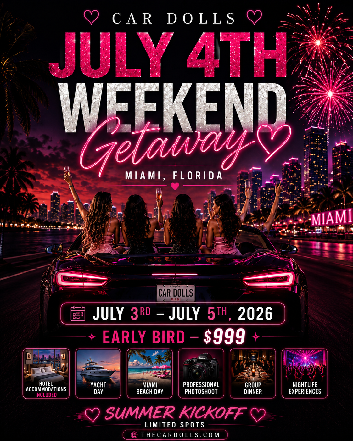 CAR DOLLS JULY 4TH GETAWAY