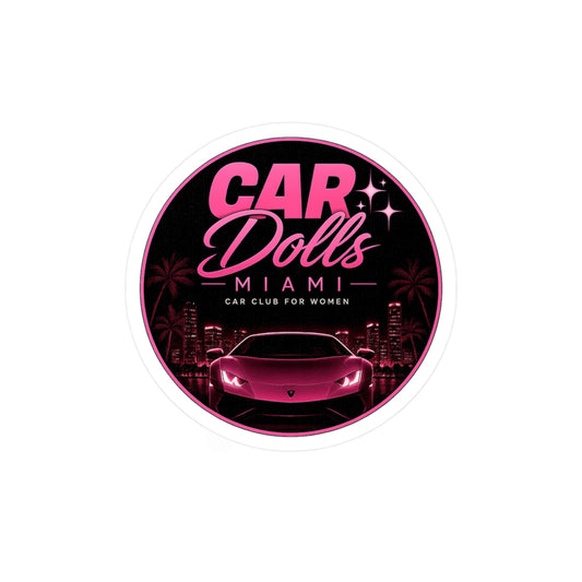 Car Dolls Vinyl Sticker Decal