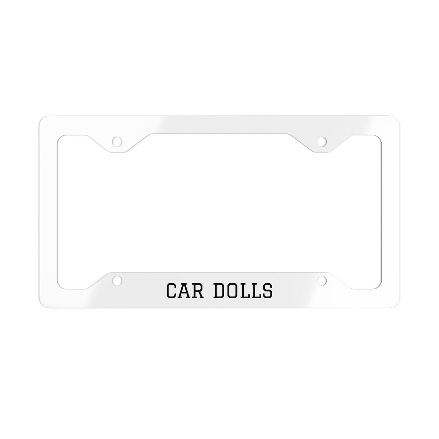 Engraved Metal License Plate Frame