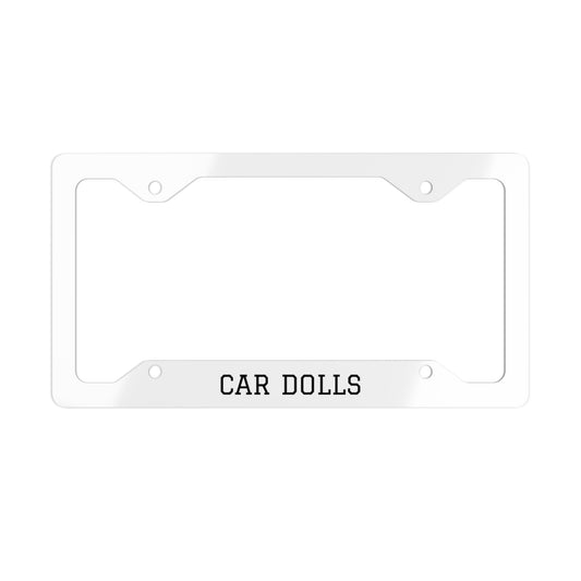 Engraved Metal License Plate Frame