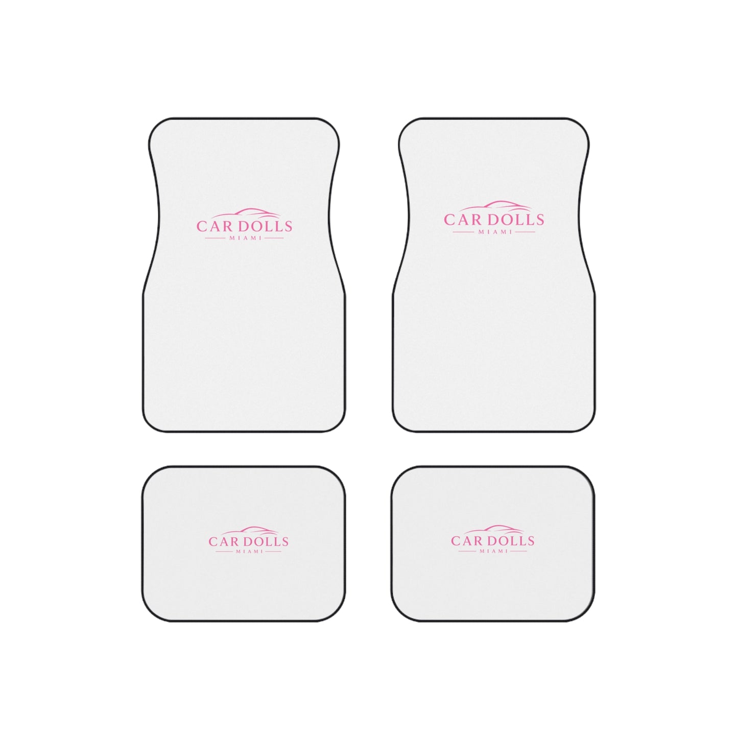 Custom Car Floor Mats - 4 Piece Set