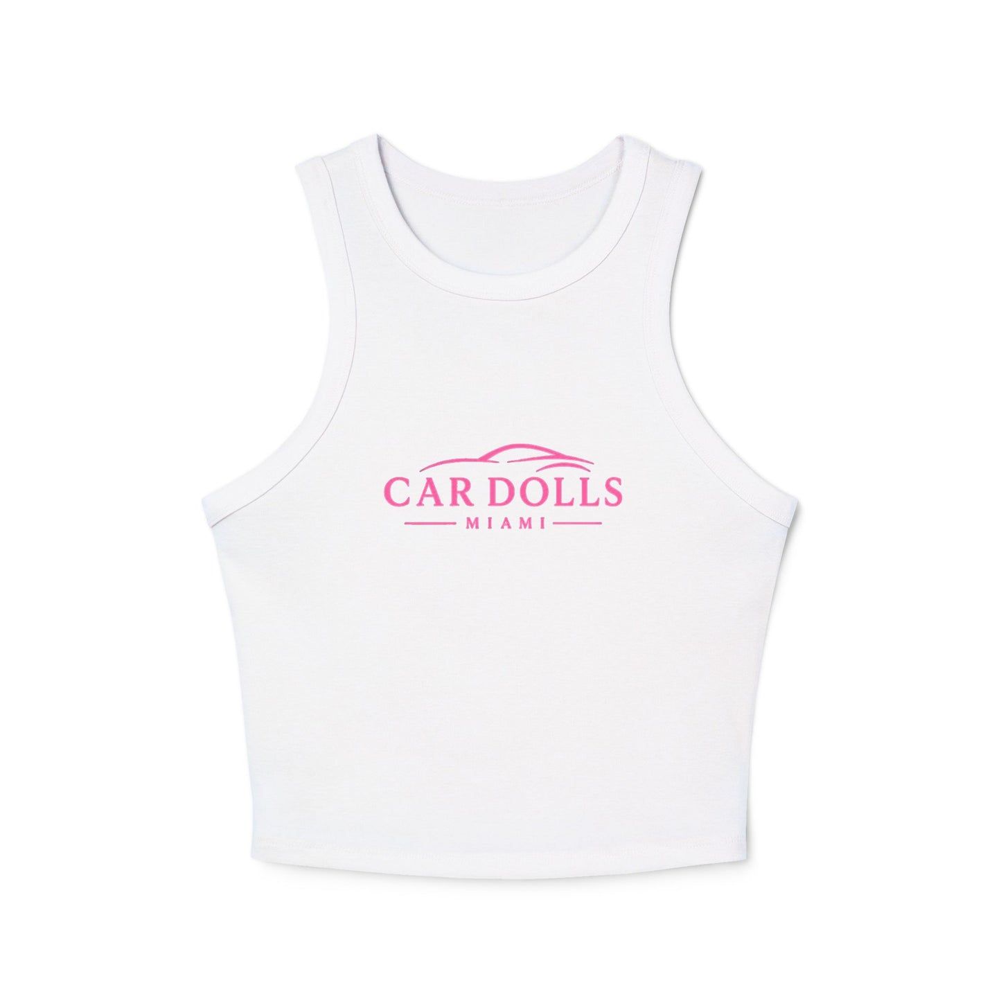 Women's Cropped Racer Tank Top