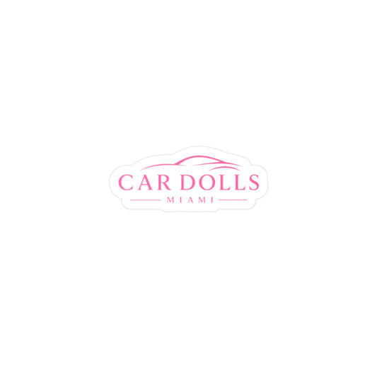 Car Dolls Vinyl Decal — For Windows & Cars