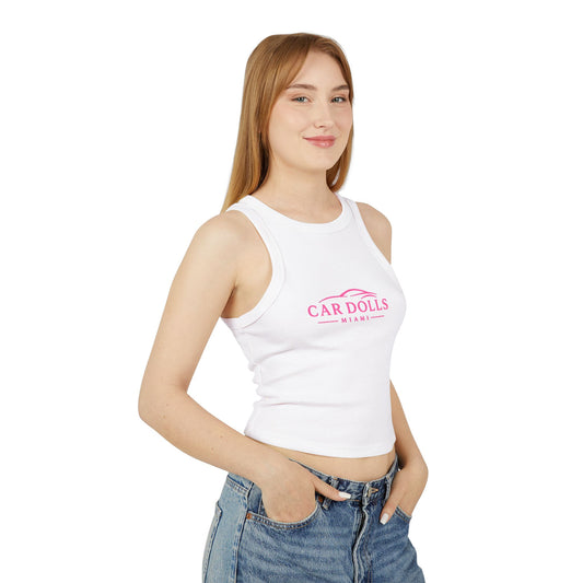 Women's Cropped Racer Tank Top