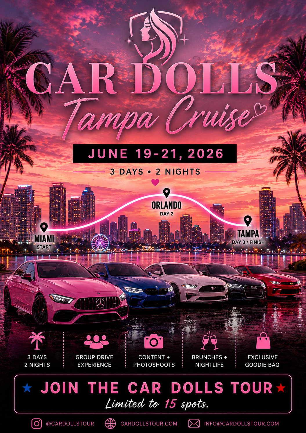 CAR DOLLS TAMPA CRUISE 6/19