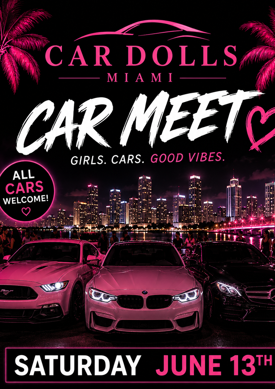 JUNE 2026 - ALL GIRLS CAR MEET 6/13