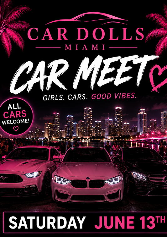 JUNE 2026 - ALL GIRLS CAR MEET 6/13